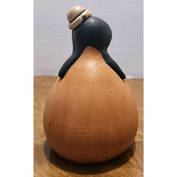 Peruvian Clay Roly Poly Mary & Joseph Figurines Set Of 2 - 5" Tall 4" Wide Each - Picture 10 of 13